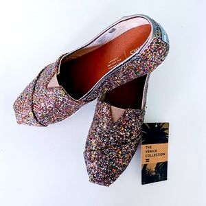 Tom’s Multi Party Glitter Women Size 9